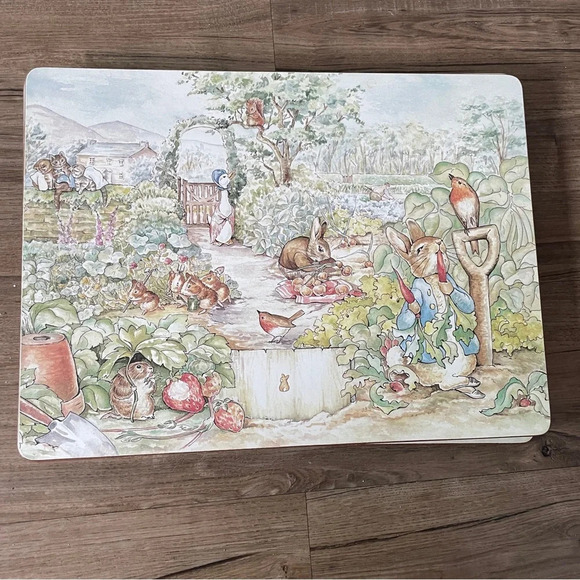 Pottery Barn Kids Peter Rabbit Beatrix Potter Placemat - Picture 1 of 3
